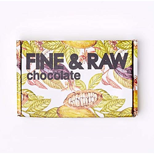 Fine & Raw Organic Dark Chocolate Gift Box – Six 1 Ounce Mini Ve...