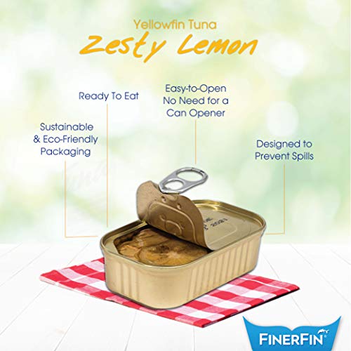 Finerfin Yellowfin Tuna In Organic Olive Oil – Zesty Lemon Flavo