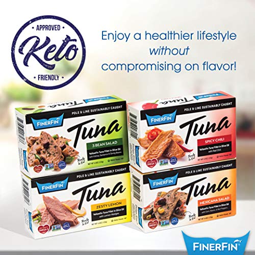 Finerfin Yellowfin Tuna In Organic Olive Oil – Zesty Lemon Flavo