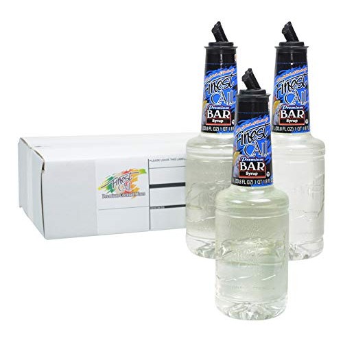 Finest Call Premium Bar / Sugar Syrup Mix, 1 Liter Bottle 33.8