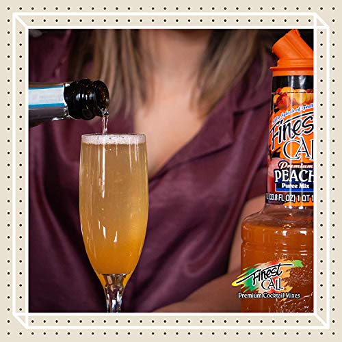 Finest Call Premium Fruit Puree Drink Mix, 1 Liter Bottles 33.8