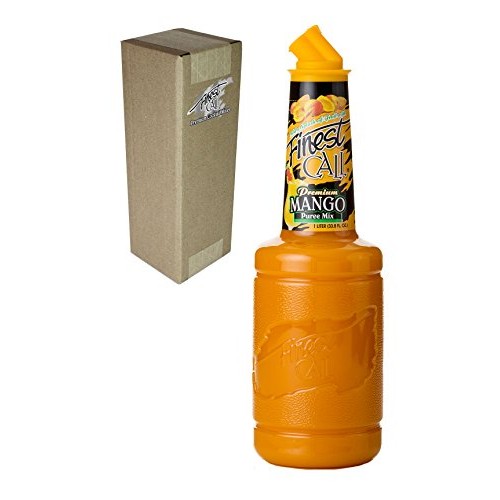 Finest Call Premium Mango Fruit Puree Drink Mix, 1 Liter Bottle