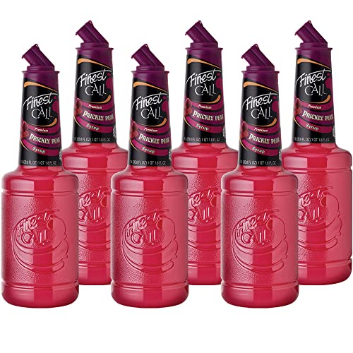 Finest Call Premium Prickly Pear Syrup Drink Mix, 1 Liter Bottle