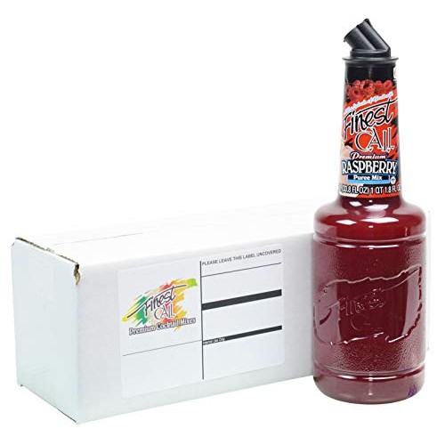 Finest Call Premium Raspberry Fruit Puree Drink Mix, 1 Liter Bot