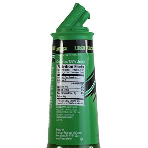 Finest Call Premium Single Pressed Lime Juice Drink Mix, 1 Liter