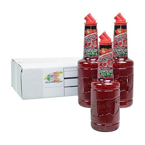 Finest Call Premium Strawberry Puree Drink Mix, 1 Liter Bottle