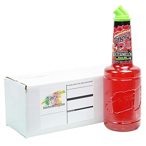 Finest Call Premium Watermelon Fruit Puree Drink Mix, 1 Liter Bo