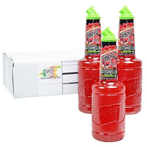 Finest Call Premium Watermelon Fruit Puree Drink Mix, 1 Liter Bo