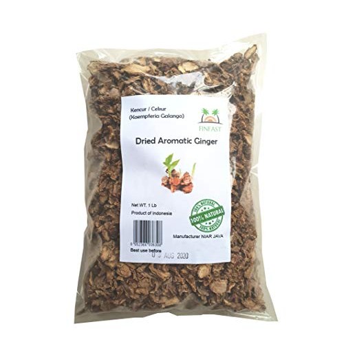 Finfast Dried Sliced Aromatic Ginger/Kencur Kaempferia Galanga