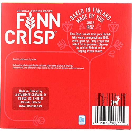 Finn Crisp Crispbread, Caraway, 7-Ounce Pack Of 9