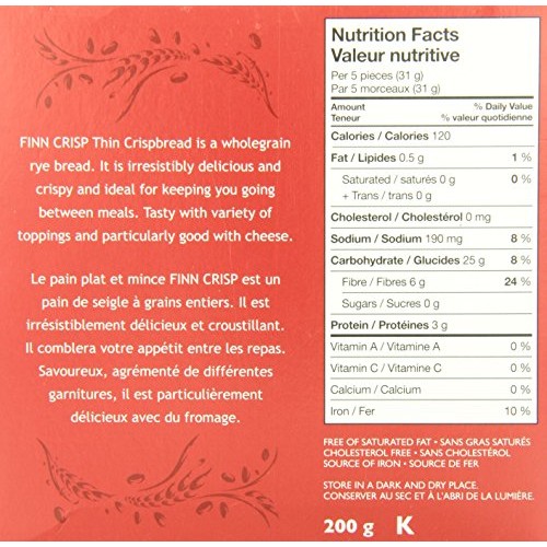 Finn Crisp Crispbread, Original, 7 Ounce Pack Of 9