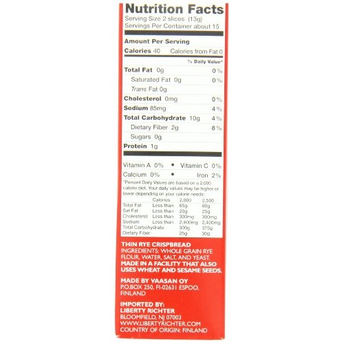 Finn Crisp Crispbread, Original, 7 Ounce Pack Of 9