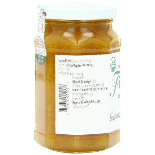Fior Di Frutta, Fruit Spread Apricot Organic, 8.82 Ounce