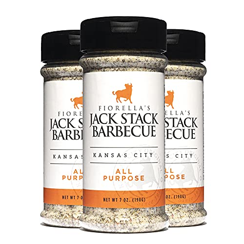 Jack Stack Barbecue All Purpose Kansas City Bbq Rub 7Oz, 3-Pack