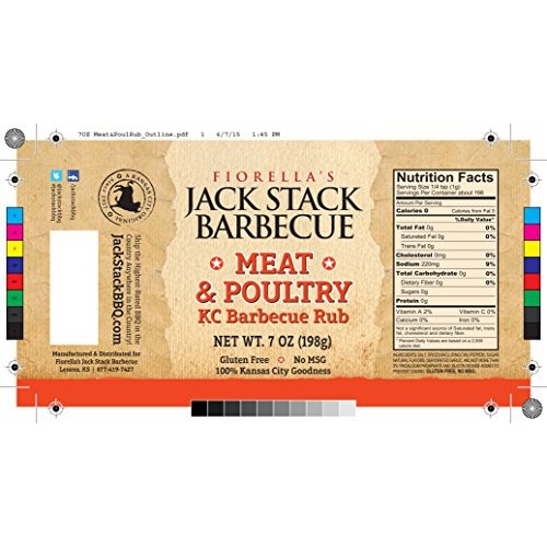 Jack Stack Barbeque Meat &Amp; Poultry Rub - 7Oz