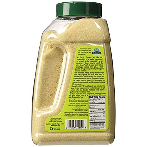 Florida Crystals Organic Cane Sugar Jug, 3 Pound 2