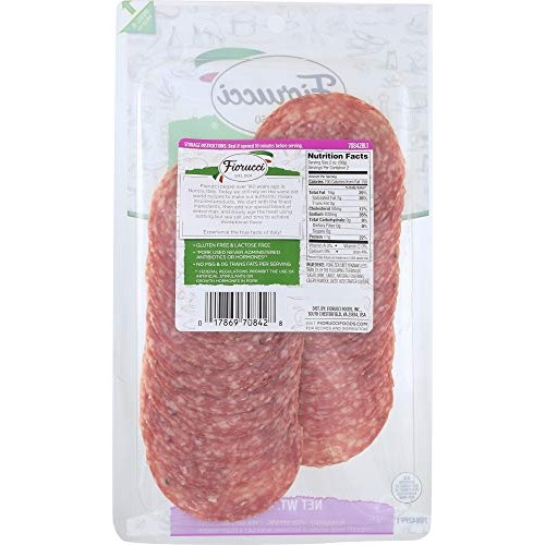 Fiorucci Not A Case Salami Genoa Sliced