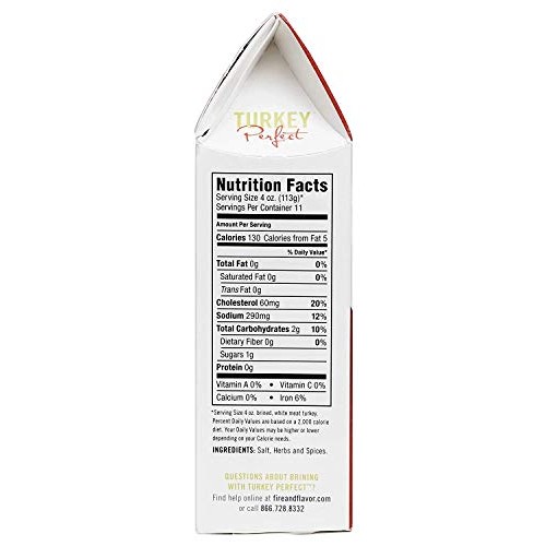 Fire &Amp; Flavor All Natural Turkey Perfect Herb Brine Kit, Perfect