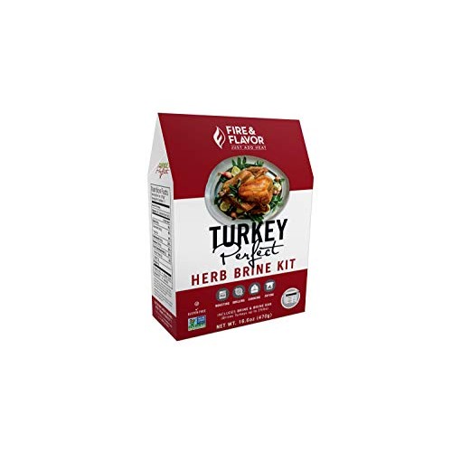 Fire &Amp; Flavor All Natural Turkey Perfect Herb Brine Kit, Perfect
