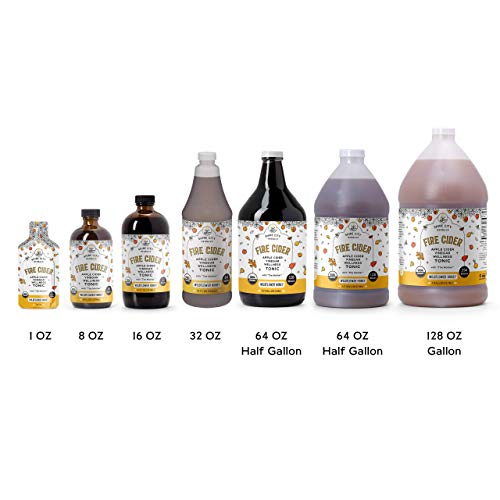 Shire City Herbals, Fire Cider, Tonic, 3pack, 8oz Wildflower Hon...