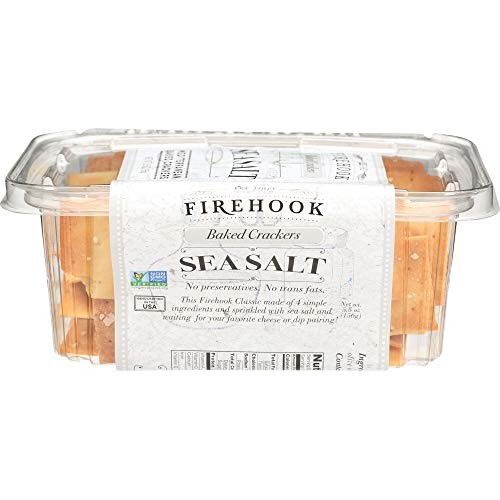Firehook Baked Crackers, Sea Salt, 5.5 Oz