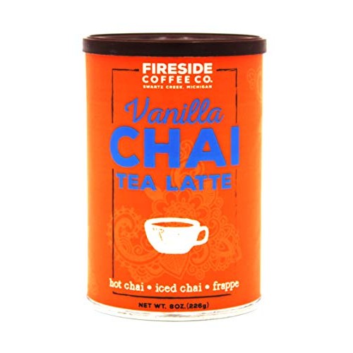 Fireside Coffee Company - Vanilla Chai Tea Latte - 2 Pack of 8 o...