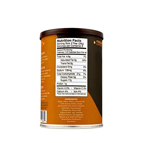 Fireside Coffee Instant Cocoa Salted Caramel 8 Ounce