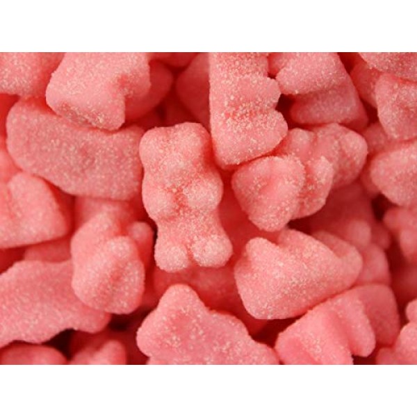 FirstChoiceCandy Sour Wacky Pink Watermelon Gummy Bears In A Res...