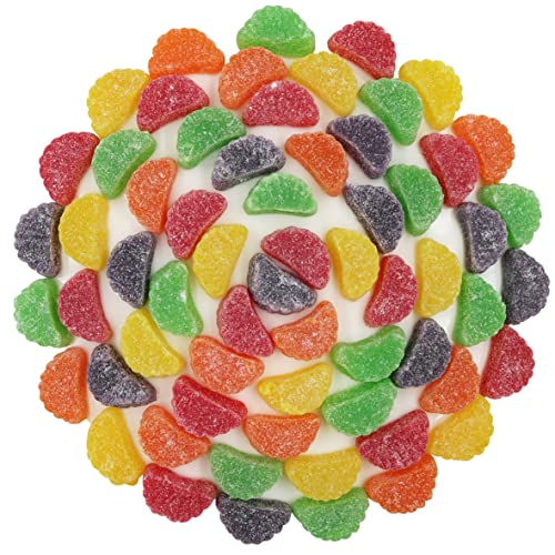 FirstChoiceCandy Fruit Slices Jelly Wedges Candy Assorted, 2 Po...