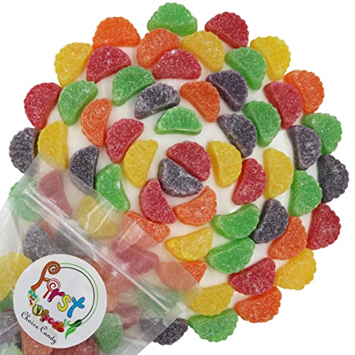 FirstChoiceCandy Fruit Slices Jelly Wedges Candy Assorted, 2 Po...