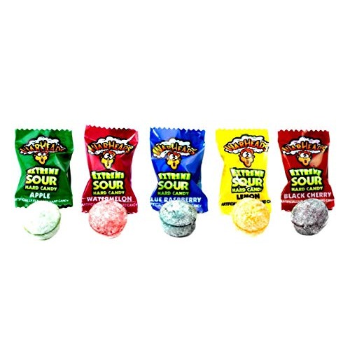 Warheads Extreme Sour Hard Candy Assorted Flavors ( Black