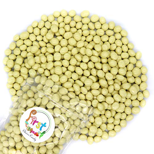 White Chocolate Covered Espresso Beans, 1 Pound