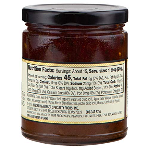 Fischer & Wieser Red Hot Jalapeno Jelly, 10.9 Oz., Pack Of 2