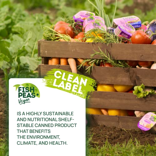 FISH PEAS - Plant Based Vegan Spread Food in DANISH Sauce with T...