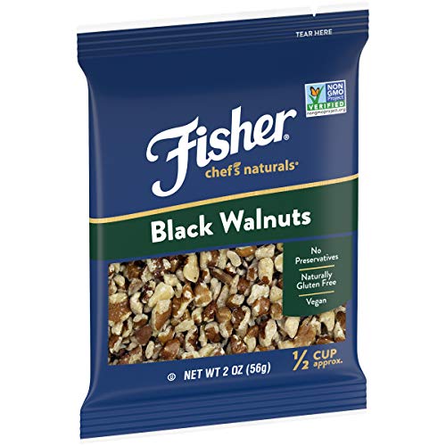 Fisher Chefs Naturals Black Walnuts, 2 Oz, Naturally Gluten Fre