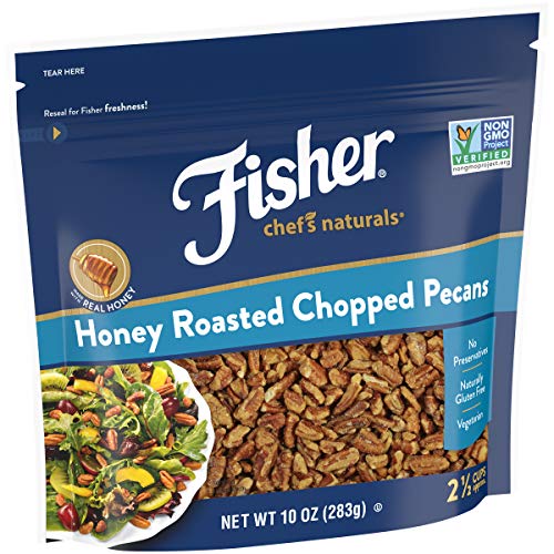 Fisher Chefs Naturals Honey Roasted Chopped Pecans, 10 Oz, Natu