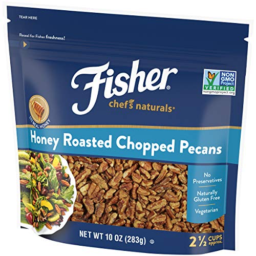 Fisher Chefs Naturals Honey Roasted Chopped Pecans, 10 Oz, Natu