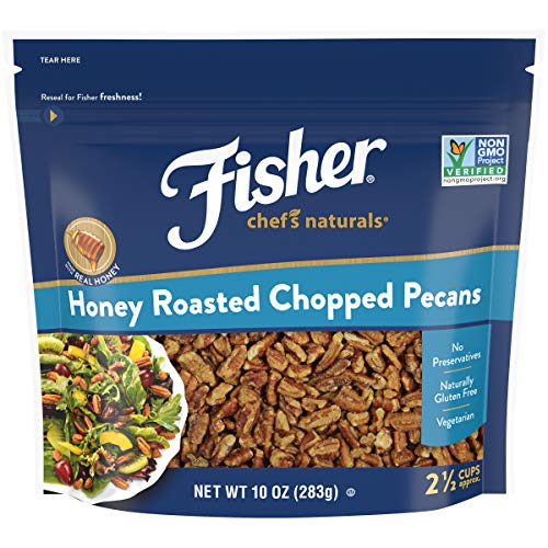 Fisher Chefs Naturals Honey Roasted Chopped Pecans, 10 Oz, Natu