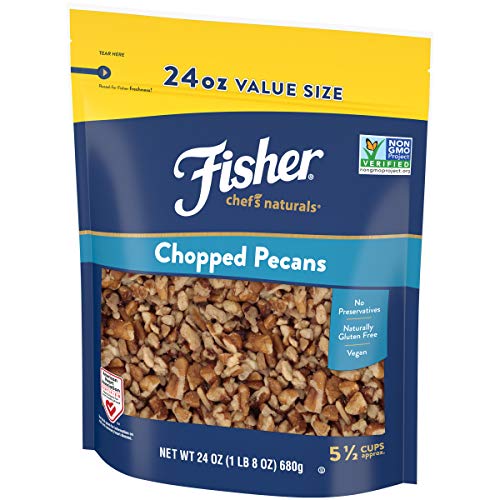 Fisher Nuts Chefs Naturals Pecans, Naturally Gluten Free, No Pr