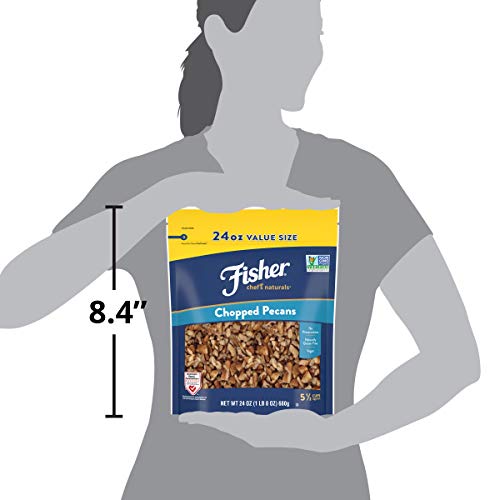 Fisher Nuts Chefs Naturals Pecans, Naturally Gluten Free, No Pr