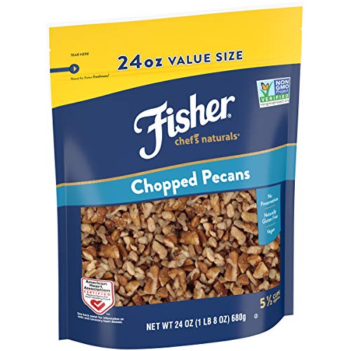 Fisher Nuts Chefs Naturals Pecans, Naturally Gluten Free, No Pr