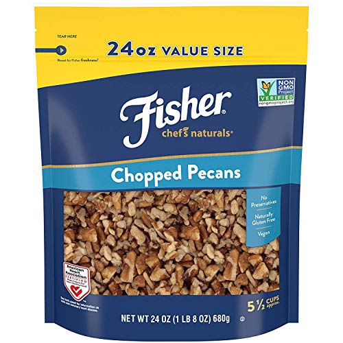 Fisher Nuts Chefs Naturals Pecans, Naturally Gluten Free, No Pr