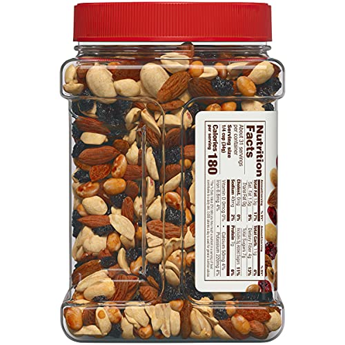 Fisher Snack Hunger Fighter Trail Mix, 38 Oz Pack Of 1, Peanut