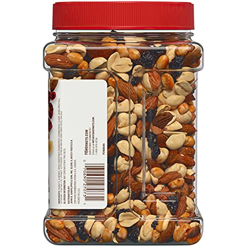 Fisher Snack Hunger Fighter Trail Mix, 38 Oz Pack Of 1, Peanut