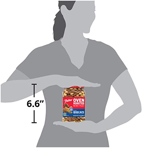 Fisher Snack Oven Roasted Never Fried Almonds, Cashews, Pecans,