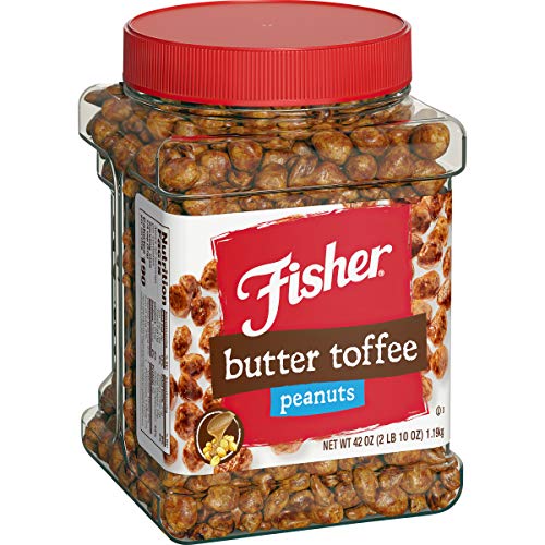Fisher Snack Butter Toffee Peanuts, 42 Oz Pack Of 6, Gluten Free