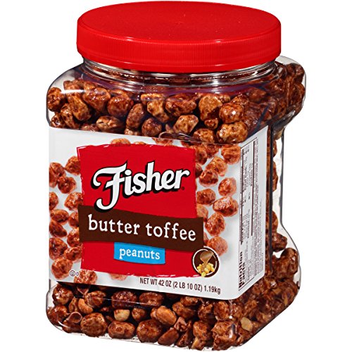 Fisher Snack Butter Toffee Peanuts, 42 Oz Pack Of 6, Gluten Free