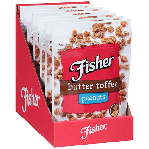 Fisher Snack Fisher Snack Butter Toffee Peanuts, Pack Of 6, 5