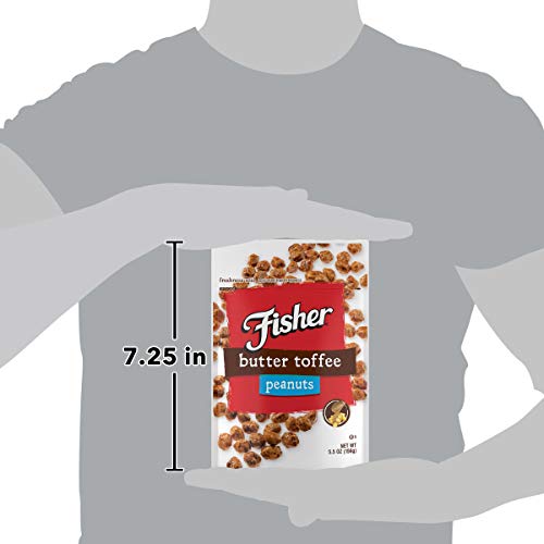 Fisher Snack Fisher Snack Butter Toffee Peanuts, Pack Of 6, 5