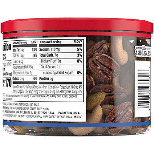 Fisher Snack Oven Roasted Never Fried Deluxe Mixed Nuts, 8.75 Oz